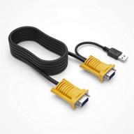 mt viki usb vga cable 10ft logo