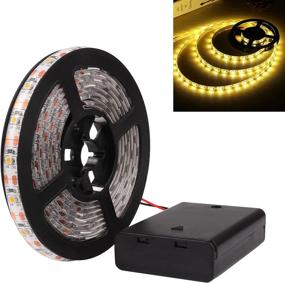 img 1 attached to 💡 Sunsbell Battery Operated LED Strip Lights 6.6FT Waterproof Tape Light - Super Bright, Flexible, and Portable