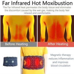 img 2 attached to 🔥 Portable Cordless Heating Decompression Back Belt with Rechargeable Battery for Lower Back Pain Relief, Lumbar Traction Device with Heating Pad - One Size Fits 29-49 Waist