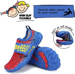 img 1 attached to Kids Toddler Non Slip Barefoot Sneakers Sports & Fitness for Water Sports