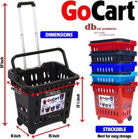 img 2 attached to 🛒 Dbest Products Shopping Basket for Go Cart