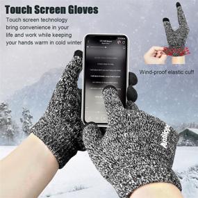 img 3 attached to Enhanced Antilope Women's Touchscreen Anti-Slip Gloves with Elastic for Improved Performance