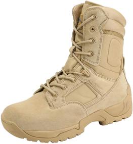 img 4 attached to Rugged NORTIV Military Tactical Motorcycle Response Men's Shoes: Ideal Work & Safety Footwear