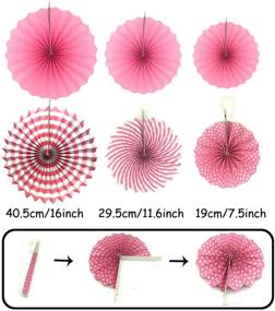 img 3 attached to 🌴 Vibrant Tropical Flamingo Party Kit: Fun Flamingo Decorations, Pom Poms, Flowers, Pineapple Banner, Fans, and Tassels for Hawaiian Summer Beach Luau Party