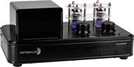 dayton audio hta20bt hybrid stereo tube amplifier: bluetooth 4.2, usb aux in, headphone & sub out logo