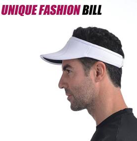 img 2 attached to 🧢 USHAKE Sports Sun Visor for Men and Women in Golf, Running, Jogging, Tennis, and Hiking