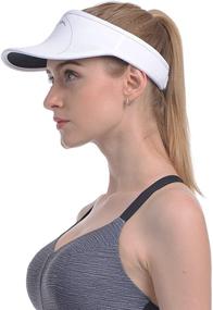 img 3 attached to 🧢 USHAKE Sports Sun Visor for Men and Women in Golf, Running, Jogging, Tennis, and Hiking