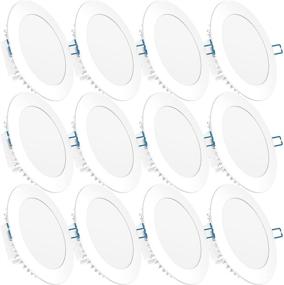 img 4 attached to Sunco Lighting 12 Pack 6 Inch LED Recessed Lighting: Sleek and Efficient Ceiling Lights