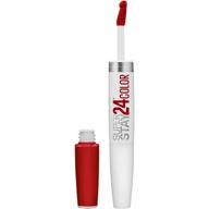 💄 maybelline superstay 24 keep it red: long-lasting 2-step liquid lipstick logo