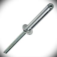 rivets aluminum steel mandrel blind fasteners logo