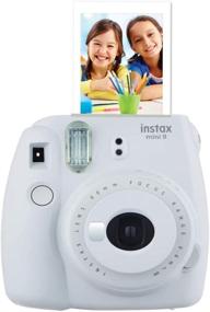 img 3 attached to 📸 Fujifilm Instax Mini 9 Instant Film Camera (Smokey White) Bundle with Twin Pack Films, Rainbow Film, Case, and Accessory Kit