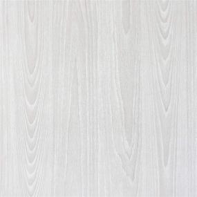 img 4 attached to CiCiwind Gray Wood Grain Contact Paper for Cabinets - Self-Adhesive Peel and Stick Wallpaper for Desks, Walls, and Covering - Removable Wood Contact Paper - Size 78.7”x17.7”