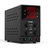 💡 kungber dc power supply variable: 30v 10a, adjustable bench linear power with 4-digit led display and usb output logo