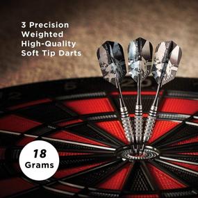 img 3 attached to Optimized Viper Bee Soft Tip Darts 🎯 Set - 80% Tungsten, 18g, with Casemaster Storage/Travel Case