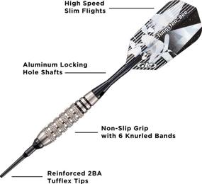 img 2 attached to Optimized Viper Bee Soft Tip Darts 🎯 Set - 80% Tungsten, 18g, with Casemaster Storage/Travel Case