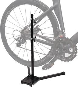 img 4 attached to 🚴 ZPARIK Bike Stand Indoor Storage - Simple, Space-Saving Bicycle Holder & Repair Stand for Garage and Home Bikes - Portable Floor Parking Rack for Maintenance (New)