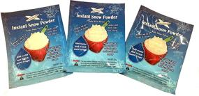 img 4 attached to 🌨️ SnowReal Artificial Fake Snow Powder - 3 Pack