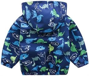 img 3 attached to 👶 Toddler Boys' Raincoat Printed Waterproof Jackets - Shop Now for Jackets & Coats