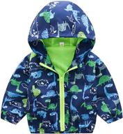 👶 toddler boys' raincoat printed waterproof jackets - shop now for jackets & coats logo