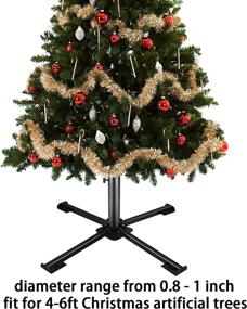 img 2 attached to 🎄 LadyCare Christmas Tree Stand: Folding Base for 4-6FT Artificial Trees with 1” Pole