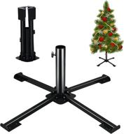 🎄 ladycare christmas tree stand: folding base for 4-6ft artificial trees with 1” pole логотип