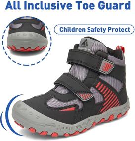 img 2 attached to Mishansha Hightop Non Slip Climbing Trekking Boys' Shoes for Outdoor