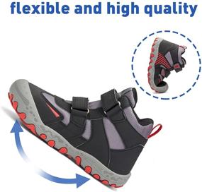 img 1 attached to Mishansha Hightop Non Slip Climbing Trekking Boys' Shoes for Outdoor