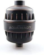 🚿 aquatrend shower head filter: oil-rubbed bronze universal 15-stage filter to reduce chlorine and improve skin, hair, and nails logo