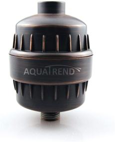 img 4 attached to 🚿 AQUATREND Shower Head Filter: Oil-Rubbed Bronze Universal 15-Stage Filter to Reduce Chlorine and Improve Skin, Hair, and Nails