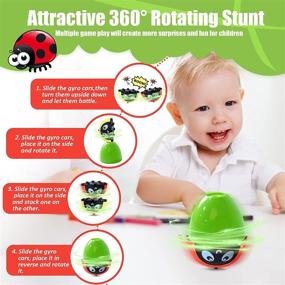 img 1 attached to 🚗 joypath Animal Pull Back Cars for Toddlers: 360° Rotating Spinning Top Cars Toy Set | Friction Powered Vehicles for 2-4 Years Old Boys & Girls (4 Packs)