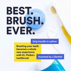 img 3 attached to MOUTHWATCHERS - Floss Bristle Silver Toothbrush - Designed for Kids and Youth - 1 Count - Invented by Doctor Plotka's