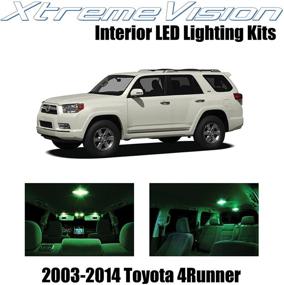 img 4 attached to XtremeVision Interior LED For Toyota 4Runner 2003-2014 (12 Pieces) Green Interior LED Kit Installation Tool