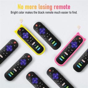 img 3 attached to 📱 Premium Silicone Protective Soft Cases with Wrist Strap for RC280 TCL RokTV Remote Control