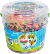 perler fuse activity bucket - arts & crafts with 8500 beads, one size logo