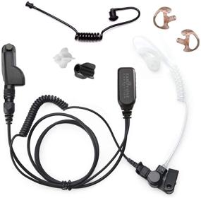 img 3 attached to 🚓 Motorola APX Series Radio Earpiece with EP1334QR-PTT Quick Release Hawk Lapel Mic: Surveillance Headset for Police, Enhanced with Exclusive Accessory Pack