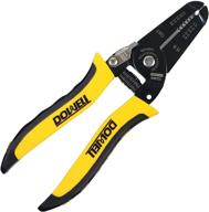 🔧 dowell wire stripper cutter tool, 22-30 awg - multi-function hand tool with professional handle design and refined craftsmanship logo