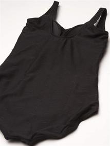 img 2 attached to Gottex Women's Textured Square Neck One Piece Swimsuit: Style & Comfort Combined