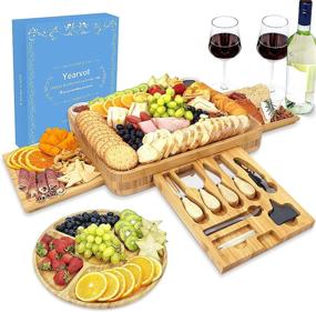 img 4 attached to 🎉 Yearvot Celebratory Charcuterie for Christmas, Anniversaries & Housewarmings