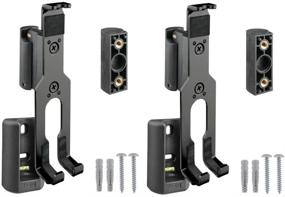 img 2 attached to 🔊 Cavus Swivel and Tilt Speaker Wall Mounts for Sonos ONE - CMSOB-Pair Black