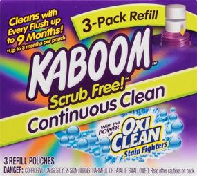 img 2 attached to Effortless Cleaning: Kaboom Scrub Free! Continuous Clean with OxiClean 3-Pack Refill