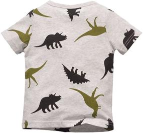 img 2 attached to 👦 Little Boys Kids Short Sleeve T-Shirts by Warmbaby