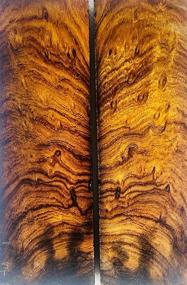 img 1 attached to 🔪 Premium Bookmatched Ironwood Burl Ball Pattern Knife Scales - High-Quality Knife Making Material - 5 1/8 x 1 3/4 x 1/2 Inches - Set of 4