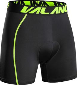 img 2 attached to 🚴 Valano Men’s Cycling Shorts Bike Underwear 3D Padded: Ultimate Comfort for Cyclists, UPF50+