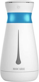 img 4 attached to 💨 MOCARE Bedroom Cool Mist Humidifier - Ultrasonic Diffuser with 7 Colorful Lights for Baby Kids, Ideal for Room, Car, Office, and Desktop in White and Blue