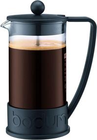 img 4 attached to ☕ Кофейник и чайник Bodum Brazil Black French Press, 34 унции