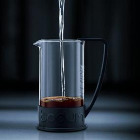 img 2 attached to ☕ Кофейник и чайник Bodum Brazil Black French Press, 34 унции