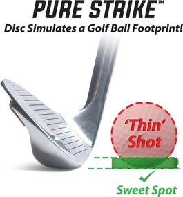 img 2 attached to 🏌️ GoSports Golf Pure Strike Training Discs - 24 Pack, White - Eliminate Thin Shots