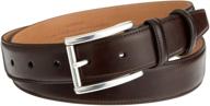 👔 trafalgar cortina black men's belts - premium lorenzo collection logo