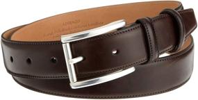 img 1 attached to 👔 Trafalgar Cortina Black Men's Belts - Premium Lorenzo Collection