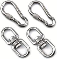 🔗 stainless steel rotating carabiner mooring hook logo